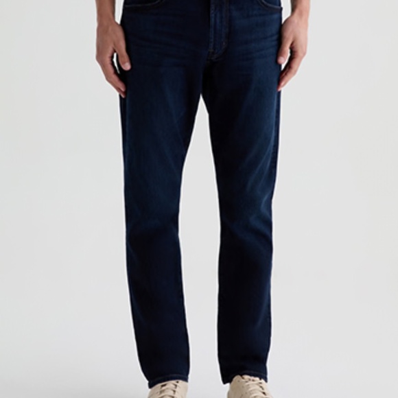 AG Everett Slim Straight Color: Barton (Dark Denim) - Picture 5 of 6